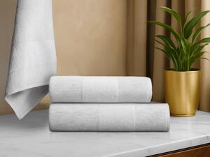 Set ručnika CARRARA 1 kom 60x100 cm i 1 kom 40x55 cm 100% pamuk, bijela