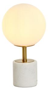 Bijela stolna lampa (visina 35 cm) Medina - Light & Living