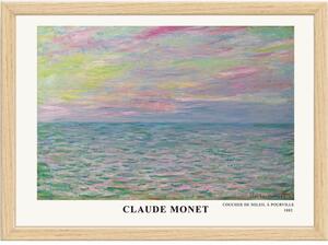 Plakat u okviru 75x55 cm Claude Monet - Wallity