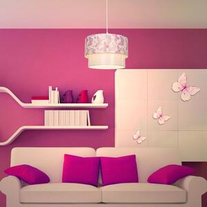 Bijelo-ružičasta dječja lampa - Squid Lighting