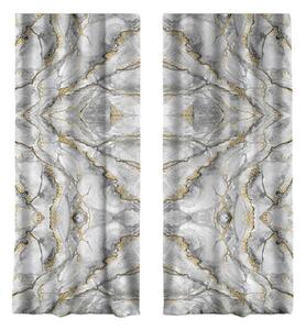 Zavjese u svijetlo zeleno-zlatnoj boji u setu od 2 kom 140x260 cm - Mila Home