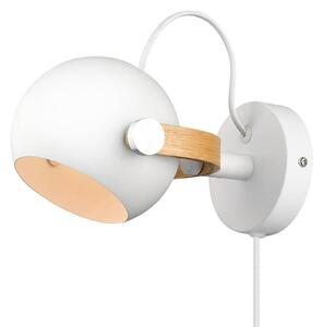 Zidne Svjetiljka Halo Design, Bijela, Spavaća soba, Staklo