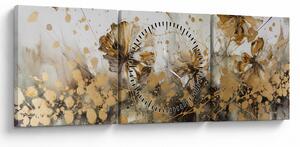 Slika - Apstraktna cvjetna slika (sa satom) (90x30 cm)