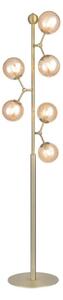 Podne Lampa Halo Design, Zlato / mjed, Dnevna soba, Metal