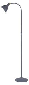 Podne Lampa Halo Design, Sivo, Dnevna soba, Metal