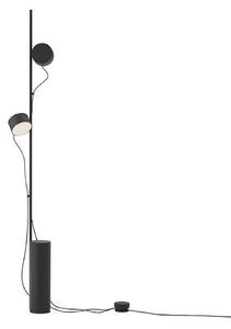 Podne Lampa Muuto, prigušiv, Crno, Dnevna soba, Metal