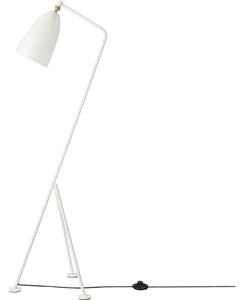 Gräshoppa Podna lampa Glossy Alabaster Bijela - GUBI