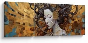 Slika - Lakoća (sa satom) (90x30 cm)