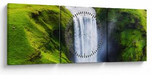 Slika - Vodopad Skogafoss (sa satom) (90x30 cm)