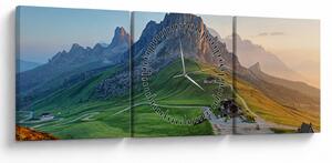 Slika - Dolomiti (sa satom) (90x30 cm)