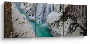 Slika - Islandska priroda (sa satom) (90x30 cm)