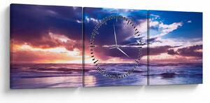 Slika - Zalazak sunca uz more (sa satom) (90x30 cm)