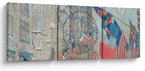 Slika - Childe Hassam, Allies day, reprodukcije (sa satom) (90x30 cm)