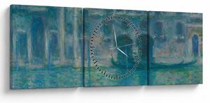 Slika - Claude Monet, Palazzo da Mula, Venice, reprodukcije (sa satom) (90x30 cm)