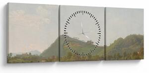 Slika - Simon Denis, View Near Naples, reprodukcije (sa satom) (90x30 cm)