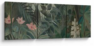 Slika - Henri Rousseau, The Equatorial Jungle, reprodukcije (sa satom) (90x30 cm)