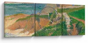 Slika - Henri Moret, The Island of Raguenez, Brittany, reprodukcije (sa satom) (90x30 cm)