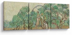 Slika - Vincent van Gogh, The Olive Orchard, reprodukcije (sa satom) (90x30 cm)