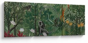 Slika - Henri Rousseau, Tropical Forest with Monkeys, reprodukcije (sa satom) (90x30 cm)