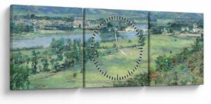 Slika - Theodore Robinson, The Valley of the Seine, From the Hills of Giverny, reprodukcije (sa satom) (90x30 cm)