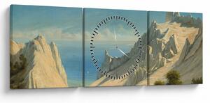 Slika - Georg Emil Libert, View of Sommerspiret, the Cliffs of Møn, reprodukcije (sa satom) (90x30 cm)