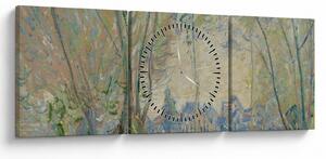 Slika - Claude Monet, Woman Seated under the Willows, reprodukcije (sa satom) (90x30 cm)