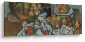 Slika - Paul Cezanne, The Basket of Apples, reprodukcije (sa satom) (90x30 cm)