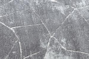 Tepih MEFE moderna 2783 Mramor - Strukturiran, dvije razine flora tamno sivi