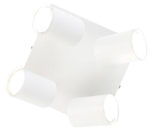 Pametna stropna svjetiljka bijeli kvadrat uklj. 4 Wifi GU10 - Jeana