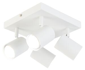 Pametna stropna svjetiljka bijeli kvadrat uklj. 4 Wifi GU10 - Jeana