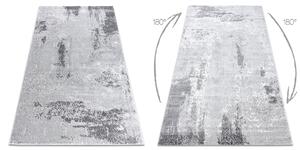 Tepih MEFE moderna 8731 Istrošeno berba - Strukturne, dvije razine flora Siva