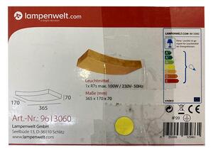 Lampenwelt - Zidna svjetiljka BERRA 1xR7s/100W/230V