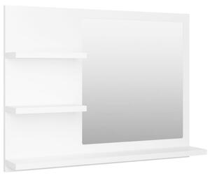 VidaXL Kupaonsko ogledalo bijelo 60 x 10,5 x 45 cm konstruirano drvo