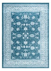 Tepih MEFE moderna 2312 Ornament - Strukturne, dvije razine flora krem / plava