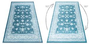 Tepih MEFE moderna 2312 Ornament - Strukturne, dvije razine flora krem / plava