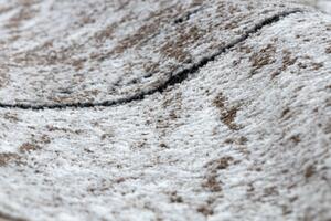 Tepih moderna COZY 8985 Brick asfaltiranje, kamen - Strukturne, dvije razine flora smeđa