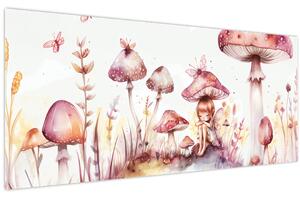 Slika - Ružičasta vila (120x50 cm)