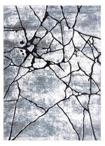 Tepih moderna COZY 8873 Cracks Puknuti beton - Strukturne, dvije razine flora svijetla Siva / plava