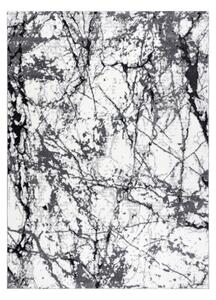 Tepih moderna COZY 8871 Marble, Mramor - Strukturiran, dvije razine flora Siva