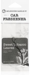 Milkhouse Candle Co. Creamery Sweet Tobacco Leaves viseća mirisna oznaka za auto 1 kom
