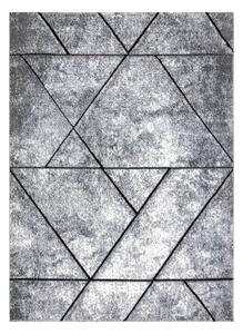 Tepih moderna COZY 8872 Wall, geometrijski, trokuti - Strukturne, dvije razine flora Siva / plava