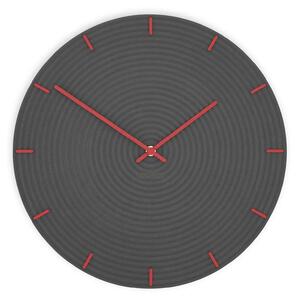 Zidni sat Luxhora Concentra Black 10 boja kazaljki