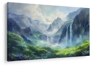 Slika - Dolina vodopada (90x60 cm)