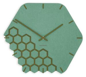 Zidni sat Luxhora Fragmenta Mint Green 11 boja kazaljki