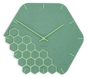 Zidni sat Luxhora Fragmenta Mint Green 11 boja kazaljki