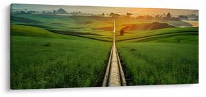 Slika - Izlazak sunca nad dolinom (120x50 cm)