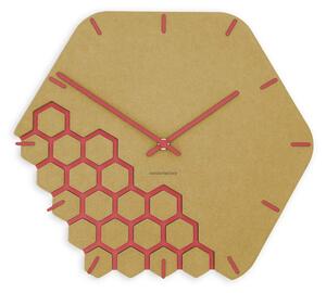 Zidni sat Luxhora Fragmenta Yellow 11 boja kazaljki
