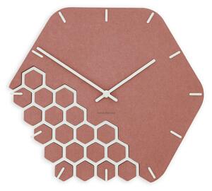 Zidni sat Luxhora Fragmenta Red 10 boja kazaljki