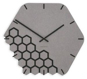 Zidni sat Luxhora Fragmenta Light Grey 11 boja kazaljki