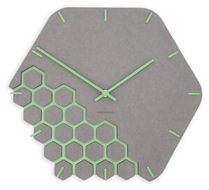 Zidni sat Luxhora Fragmenta Light Grey 11 boja kazaljki